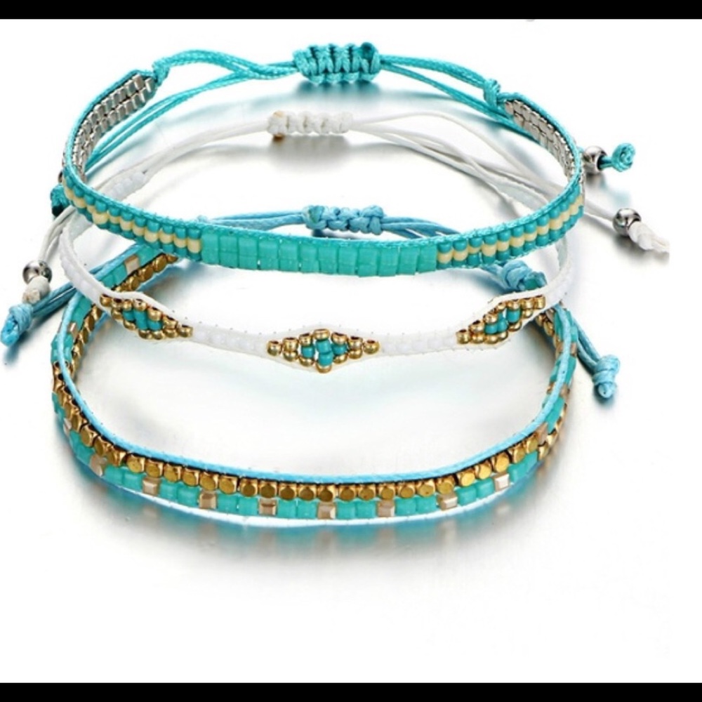 3 pc bohemian bundle bracelets ⭐️☘️ - Picture 2 of 8